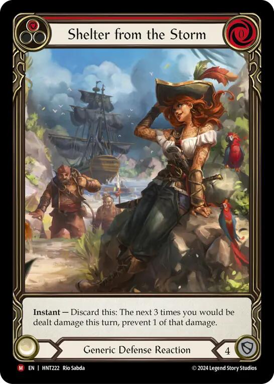 Shelter from the Storm (Extended Art) [HNT222] (The Hunted)  Rainbow Foil | Card Citadel