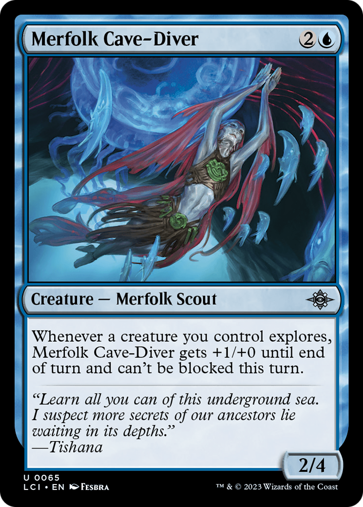 Merfolk Cave-Diver [The Lost Caverns of Ixalan] | Card Citadel