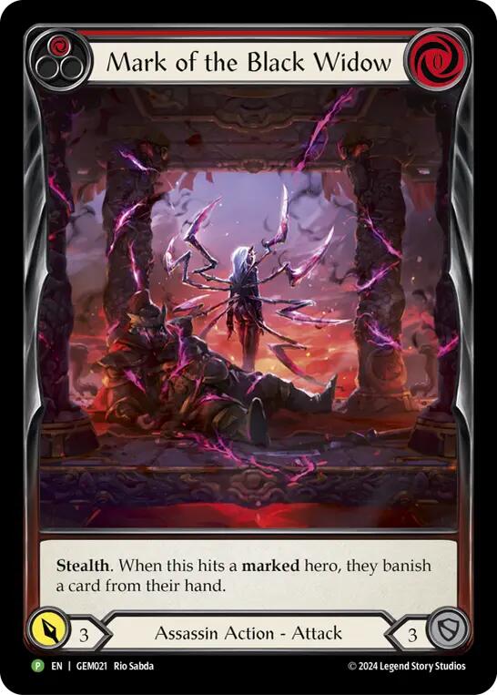 Mark of the Black Widow [GEM021] (GEM Pack 1) | Card Citadel