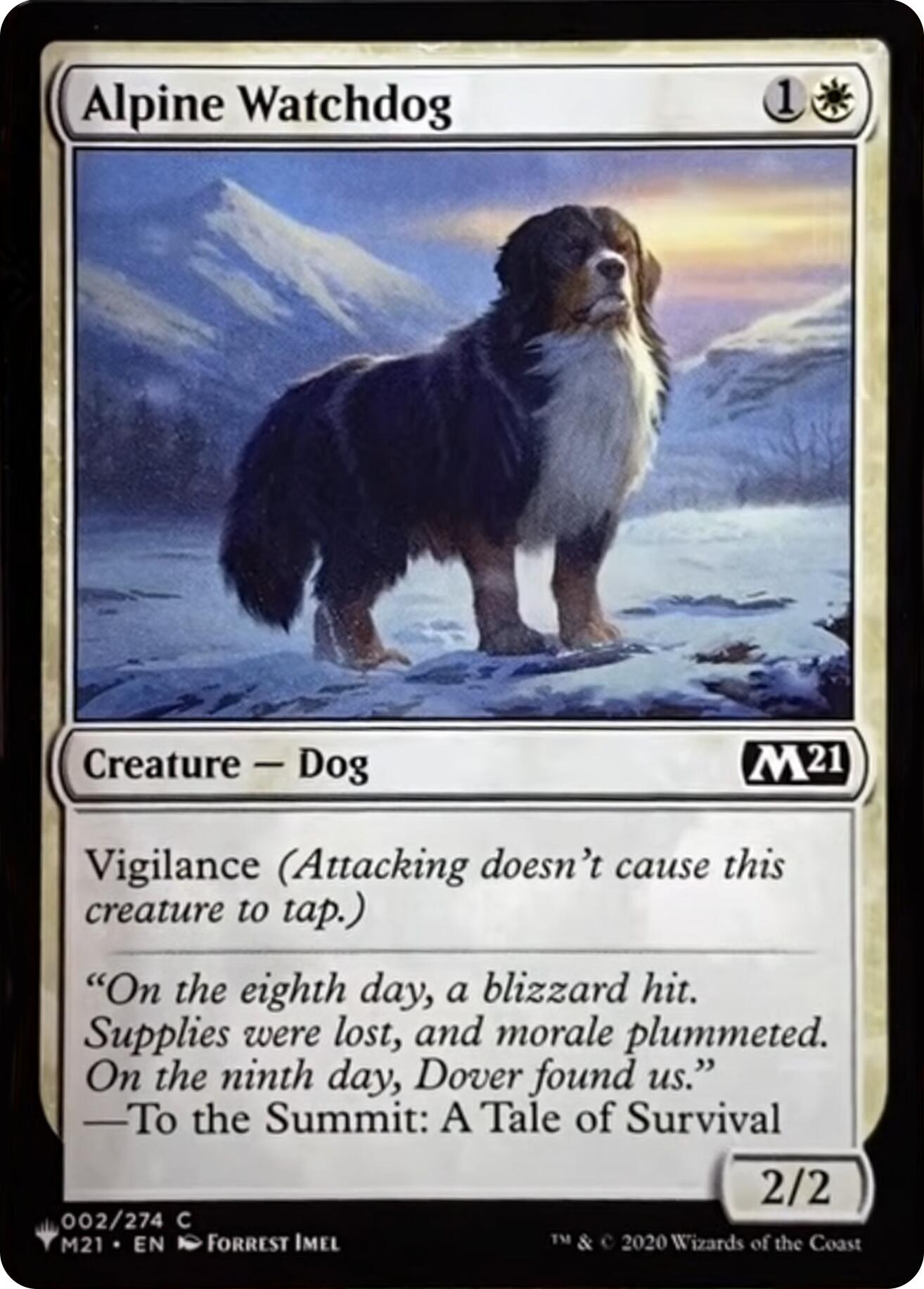 Alpine Watchdog [The List] | Card Citadel