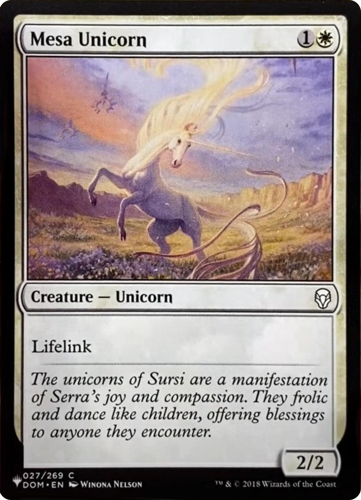 Mesa Unicorn [The List] | Card Citadel