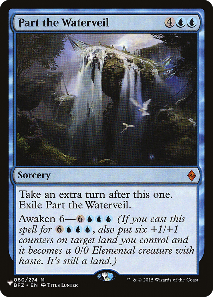 Part the Waterveil [The List Reprints] | Card Citadel