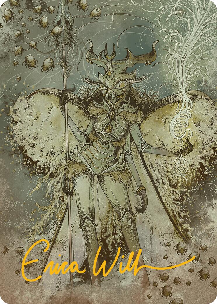 Aatchik, Emerald Radian Art Card (6/54) (Gold-Stamped Signature) [Aetherdrift Art Series] | Card Citadel