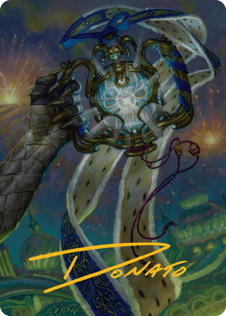 The Aetherspark Art Card (Gold-Stamped Signature) [Aetherdrift Art Series] | Card Citadel