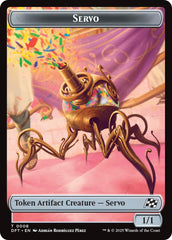 Servo // Thopter (0009) Double-Sided Token [Aetherdrift Tokens] | Card Citadel