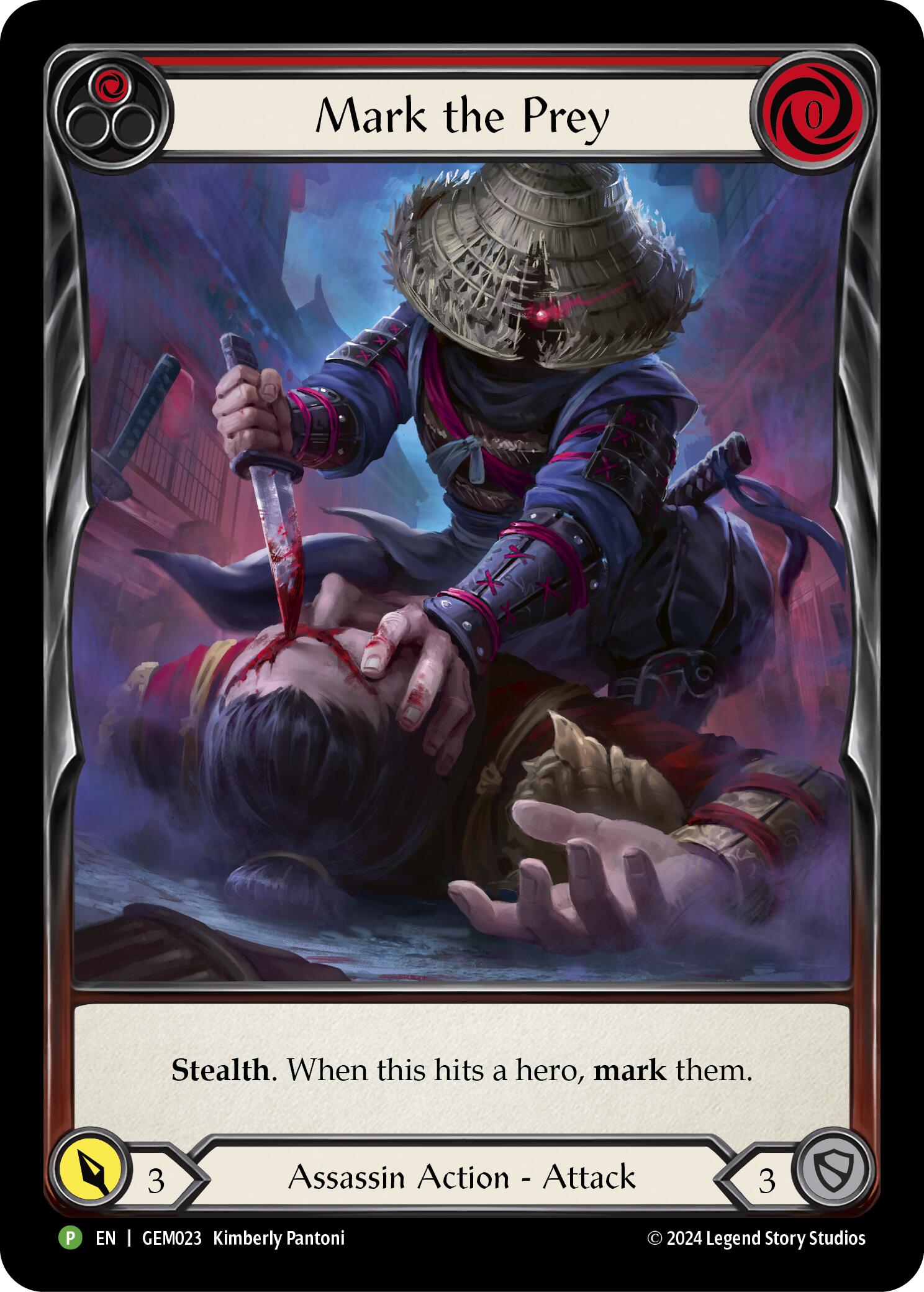 Mark the Prey (Red) [GEM023] (GEM Pack 1) | Card Citadel
