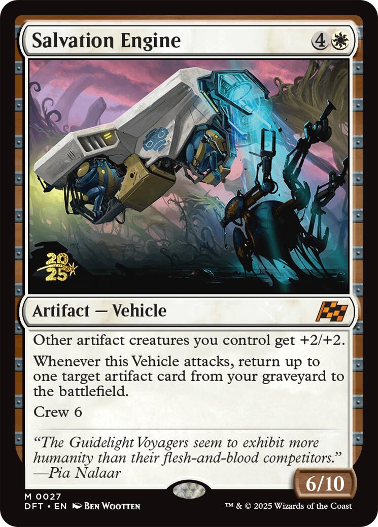 Salvation Engine [Aetherdrift Prerelease Promos] | Card Citadel