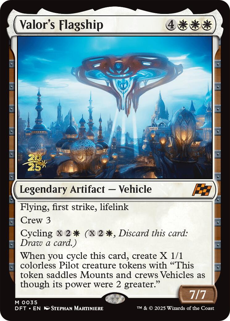 Valor's Flagship [Aetherdrift Prerelease Promos] | Card Citadel