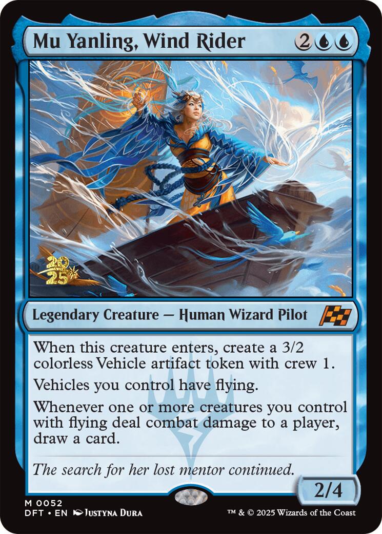 Mu Yanling, Wind Rider [Aetherdrift Prerelease Promos] | Card Citadel