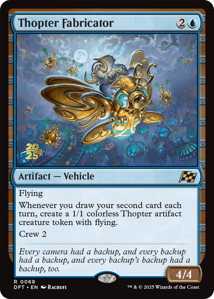 Thopter Fabricator [Aetherdrift Prerelease Promos] | Card Citadel