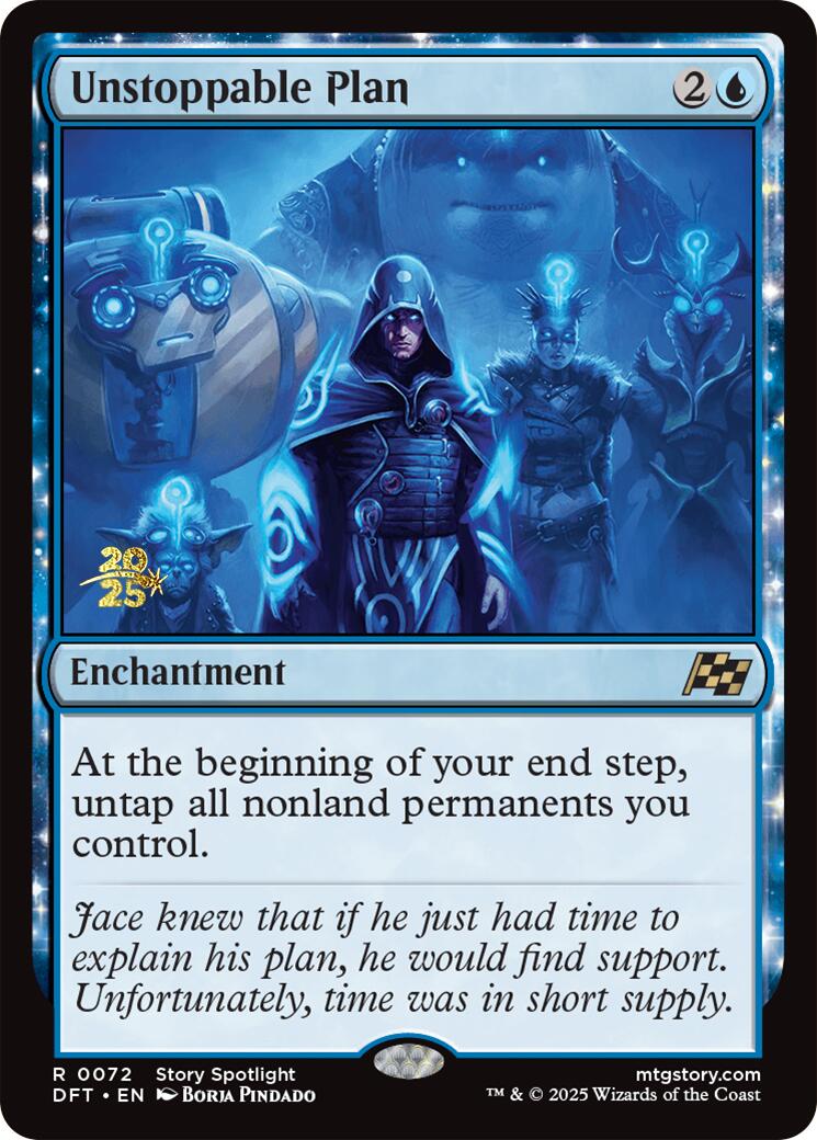 Unstoppable Plan [Aetherdrift Prerelease Promos] | Card Citadel