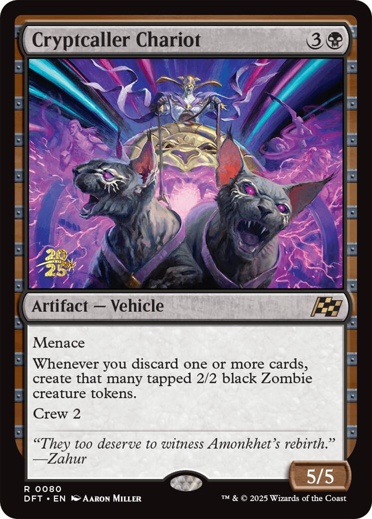 Cryptcaller Chariot [Aetherdrift Prerelease Promos] | Card Citadel