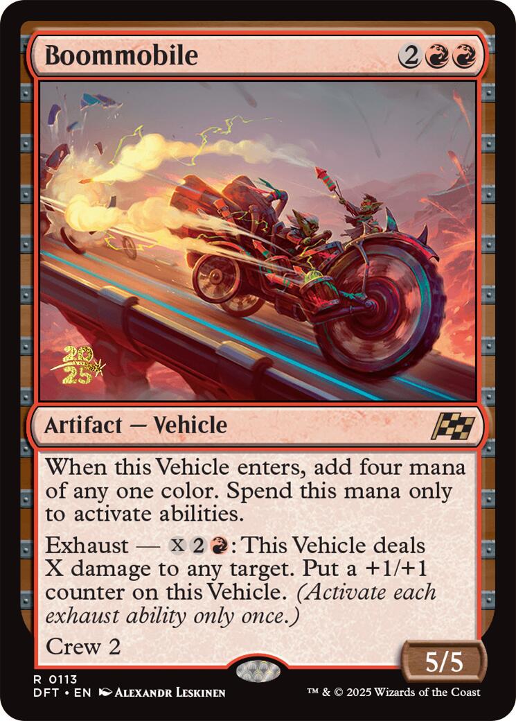 Boommobile [Aetherdrift Prerelease Promos] | Card Citadel