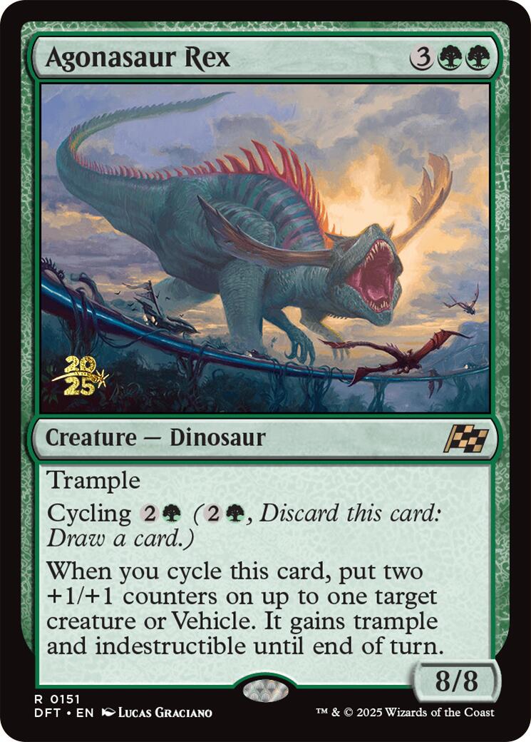 Agonasaur Rex [Aetherdrift Prerelease Promos] | Card Citadel