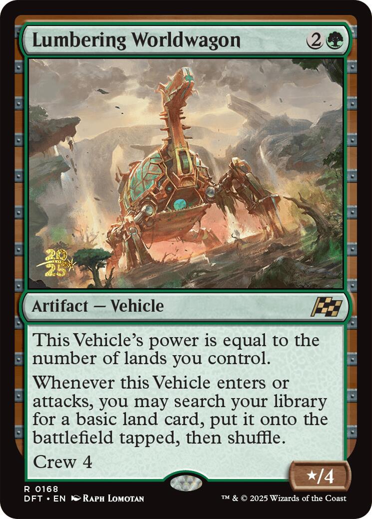 Lumbering Worldwagon [Aetherdrift Prerelease Promos] | Card Citadel