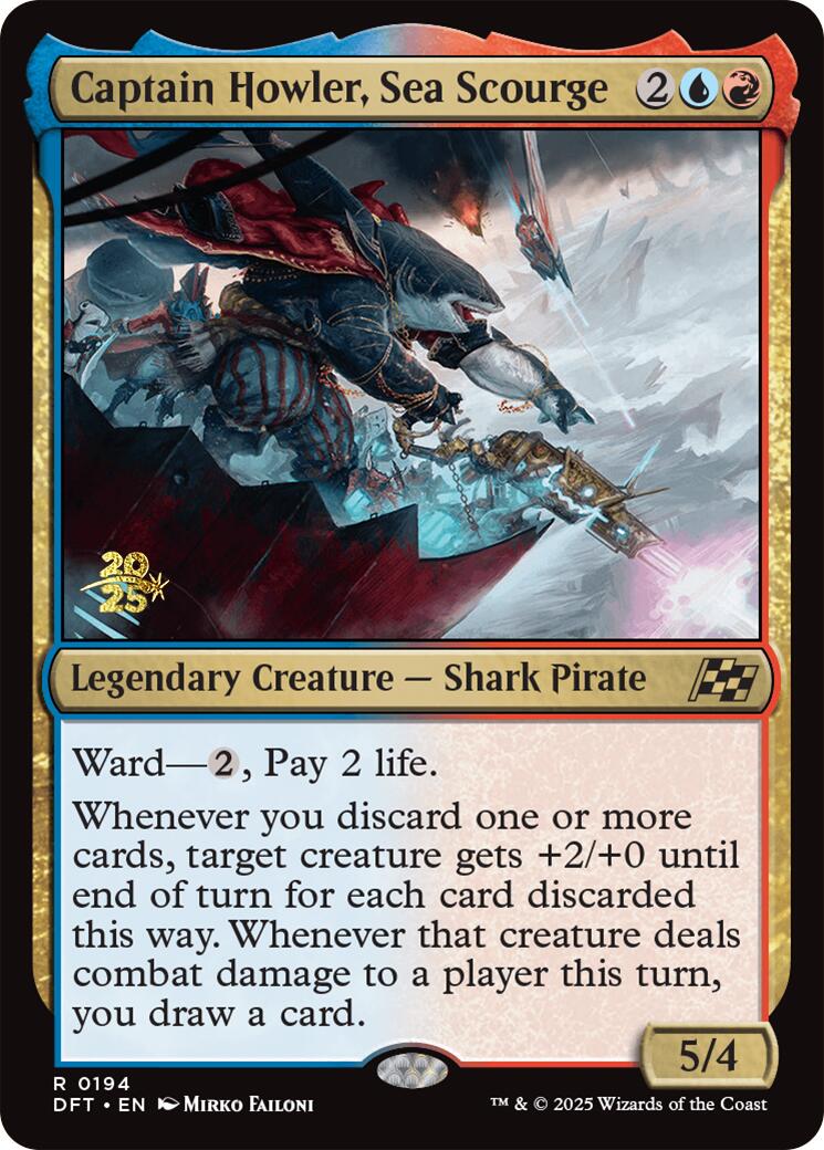 Captain Howler, Sea Scourge [Aetherdrift Prerelease Promos] | Card Citadel