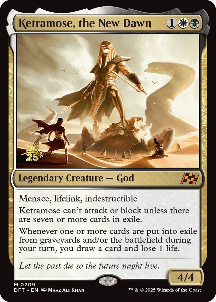 Ketramose, the New Dawn [Aetherdrift Prerelease Promos] | Card Citadel