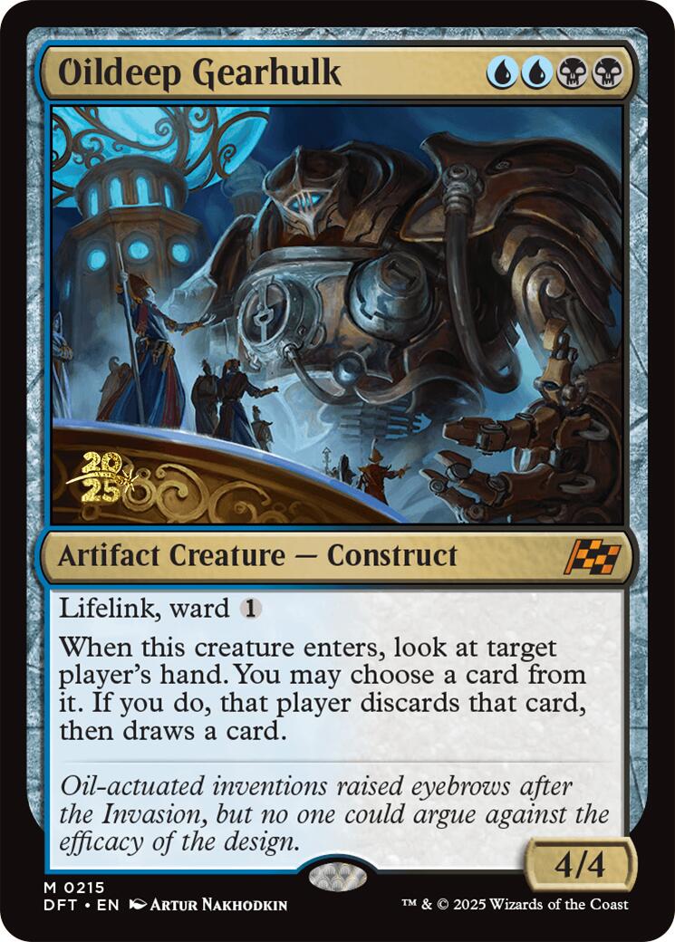 Oildeep Gearhulk [Aetherdrift Prerelease Promos] | Card Citadel