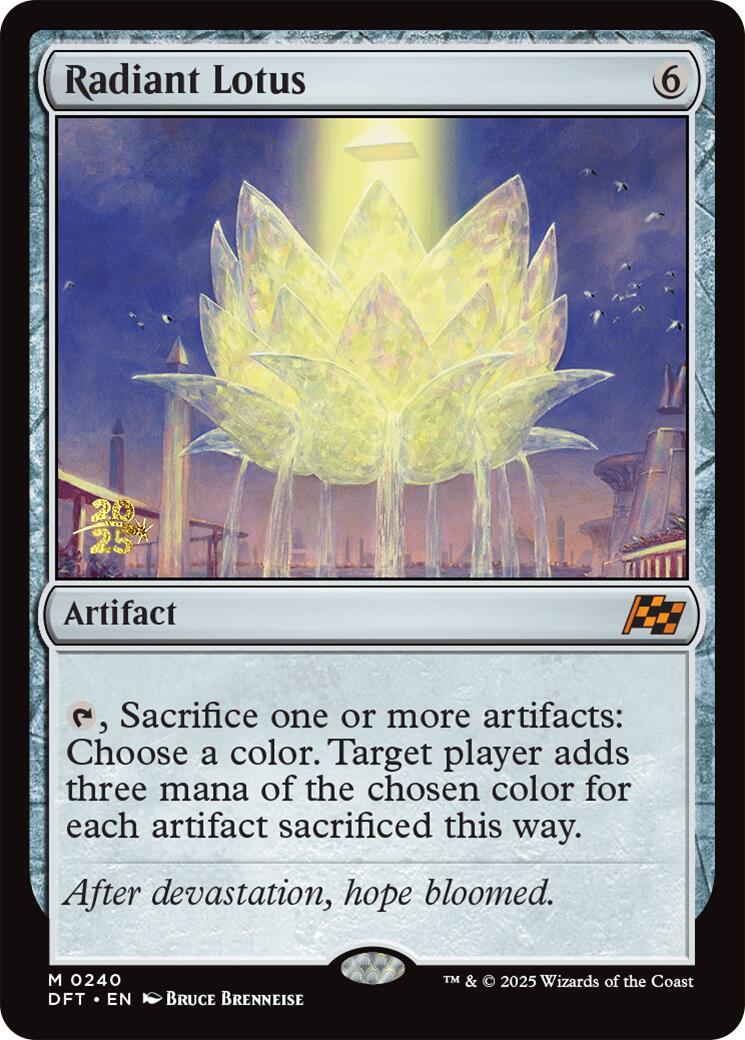 Radiant Lotus [Aetherdrift Prerelease Promos] | Card Citadel