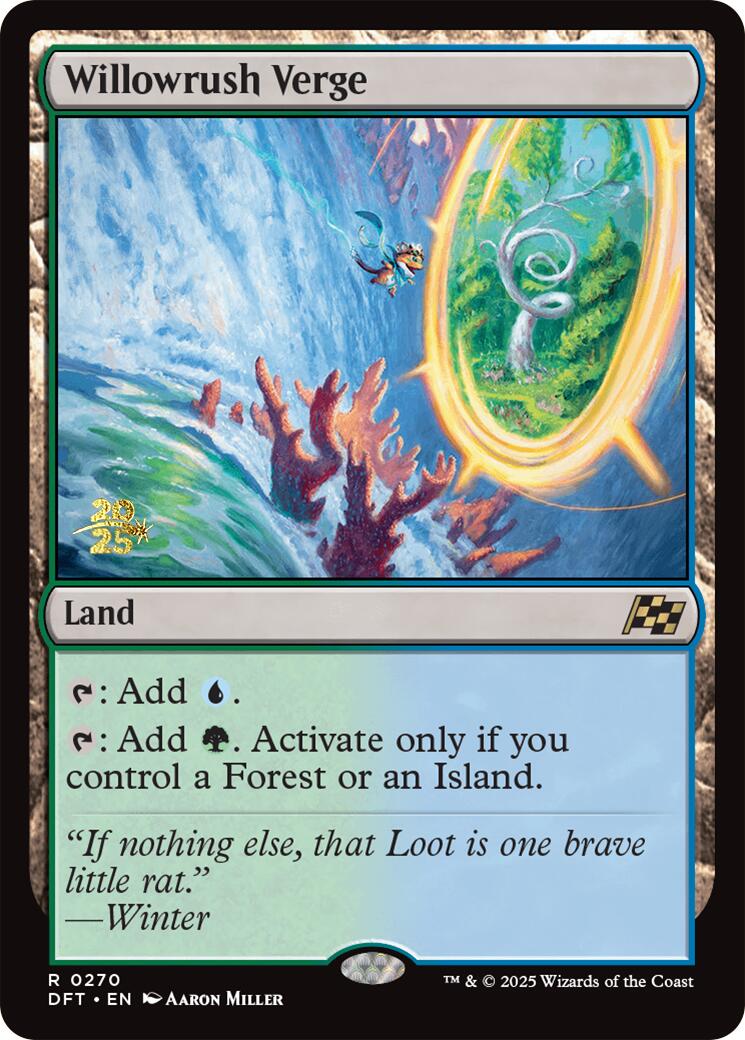 Willowrush Verge [Aetherdrift Prerelease Promos] | Card Citadel