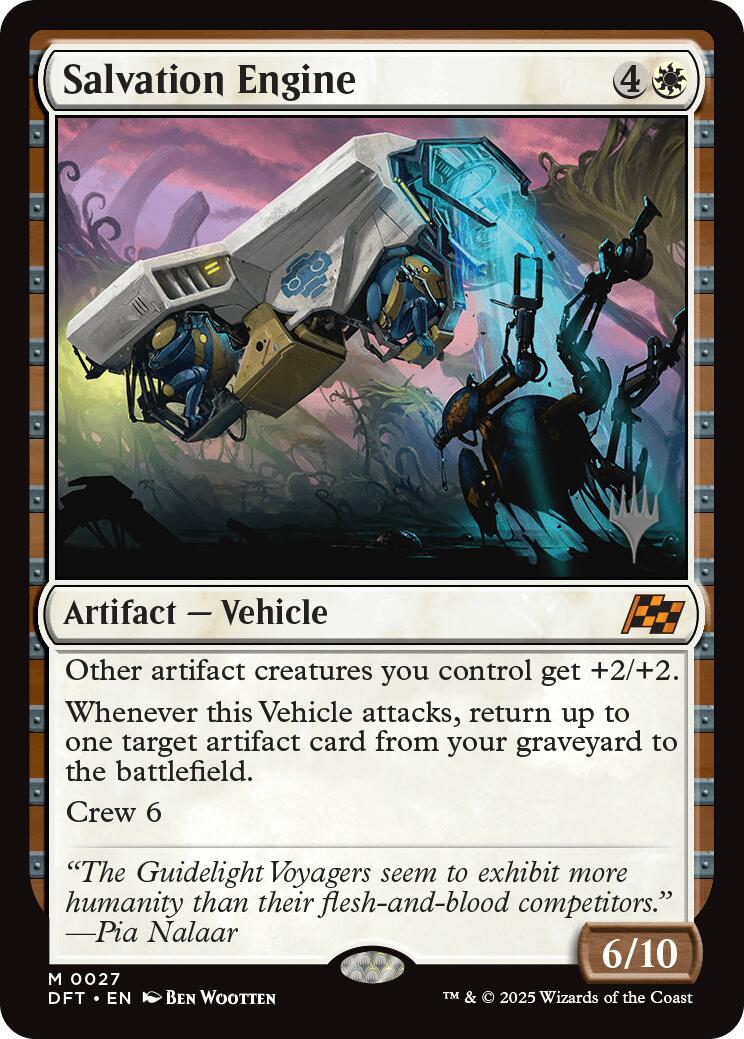 Salvation Engine [Aetherdrift Promos] | Card Citadel