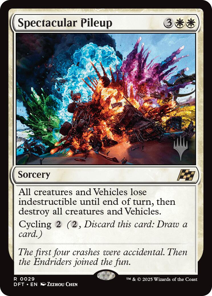 Spectacular Pileup [Aetherdrift Promos] | Card Citadel