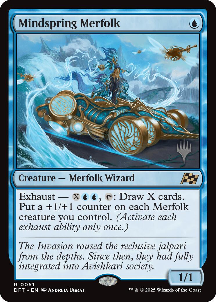 Mindspring Merfolk [Aetherdrift Promos] | Card Citadel