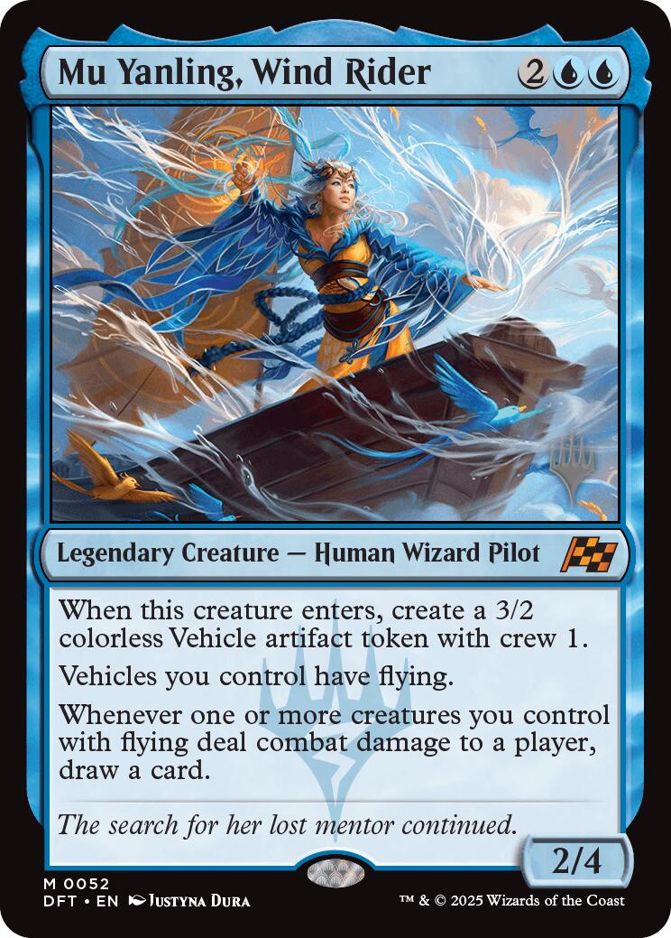 Mu Yanling, Wind Rider (Promo Pack) [Aetherdrift Promos] | Card Citadel