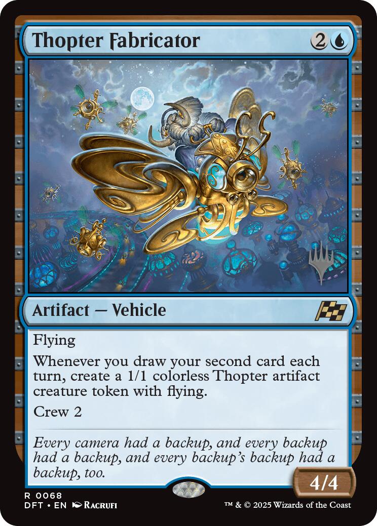 Thopter Fabricator [Aetherdrift Promos] | Card Citadel