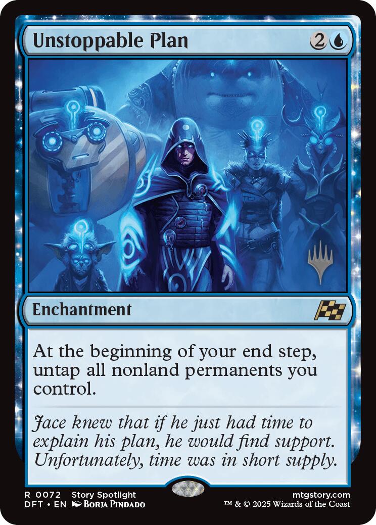 Unstoppable Plan (Promo Pack) [Aetherdrift Promos] | Card Citadel