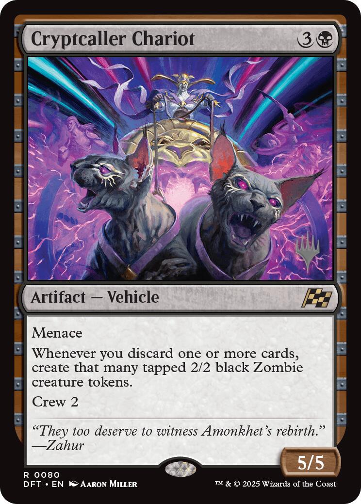Cryptcaller Chariot (Promo Pack) [Aetherdrift Promos] | Card Citadel