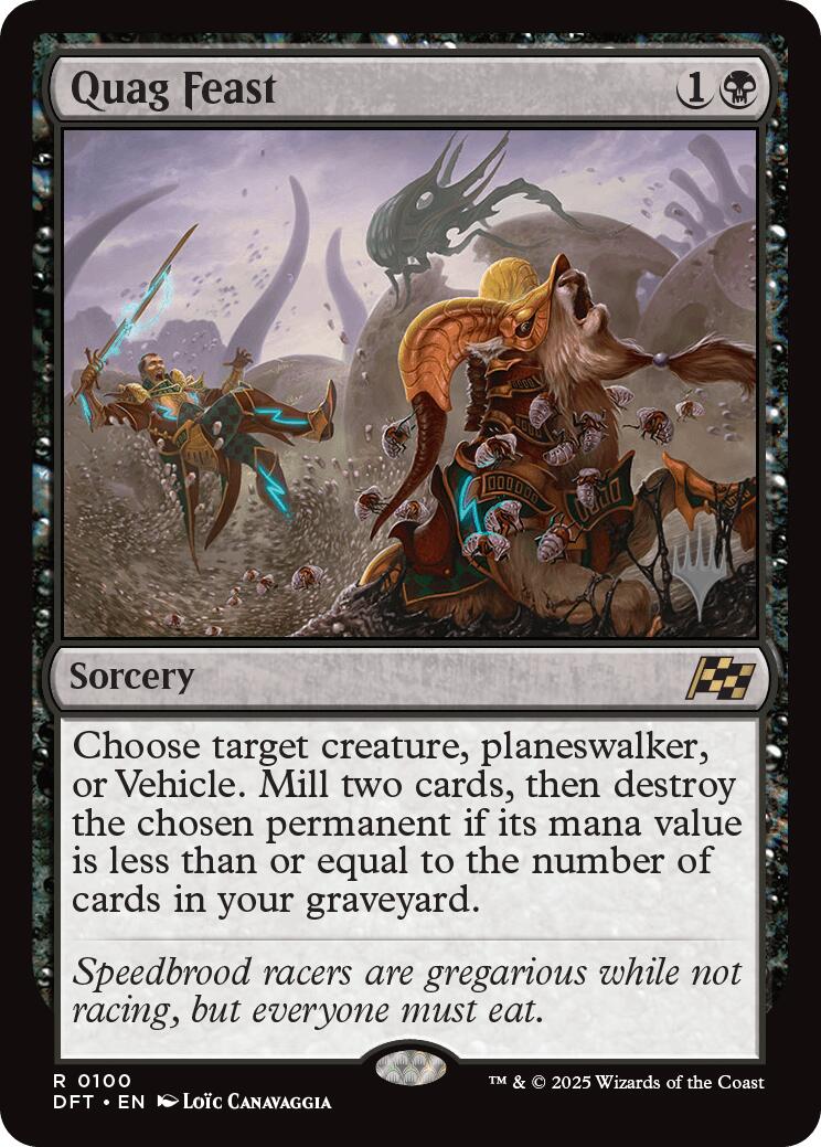 Quag Feast (Promo Pack) [Aetherdrift Promos] | Card Citadel