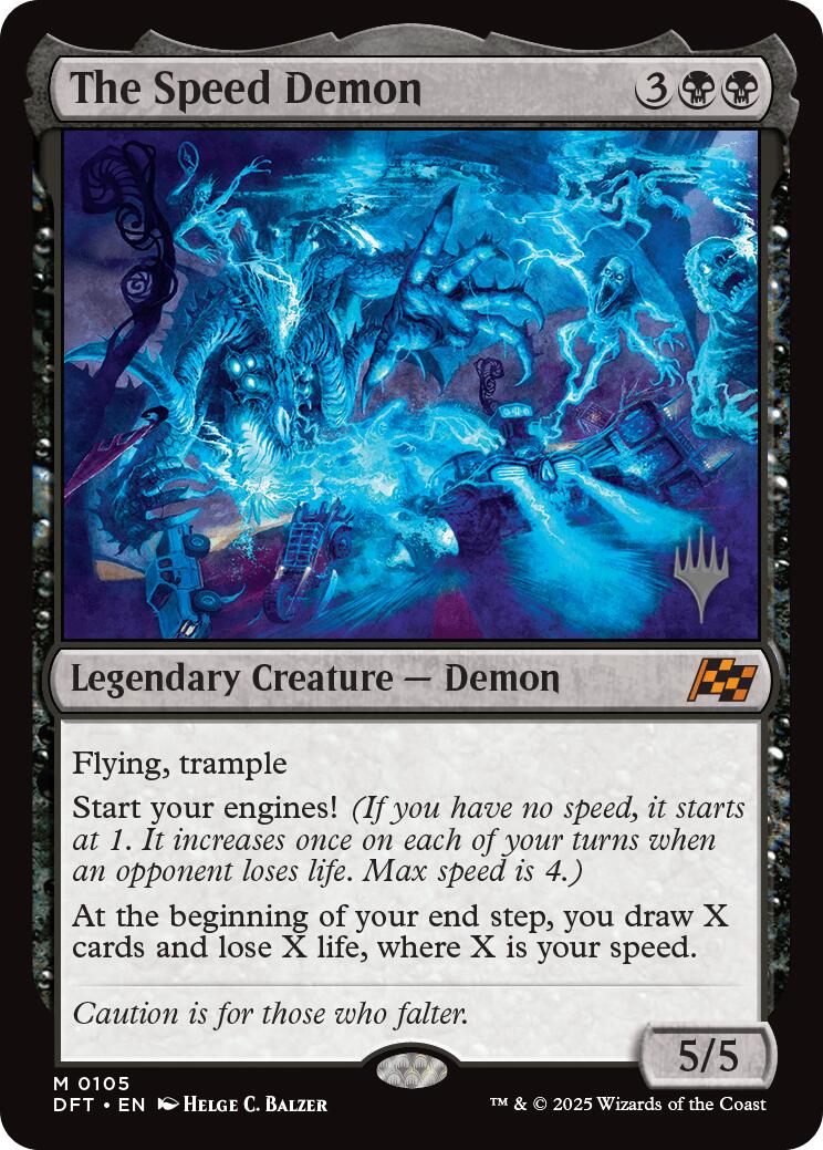 The Speed Demon (Promo Pack) [Aetherdrift Promos] | Card Citadel