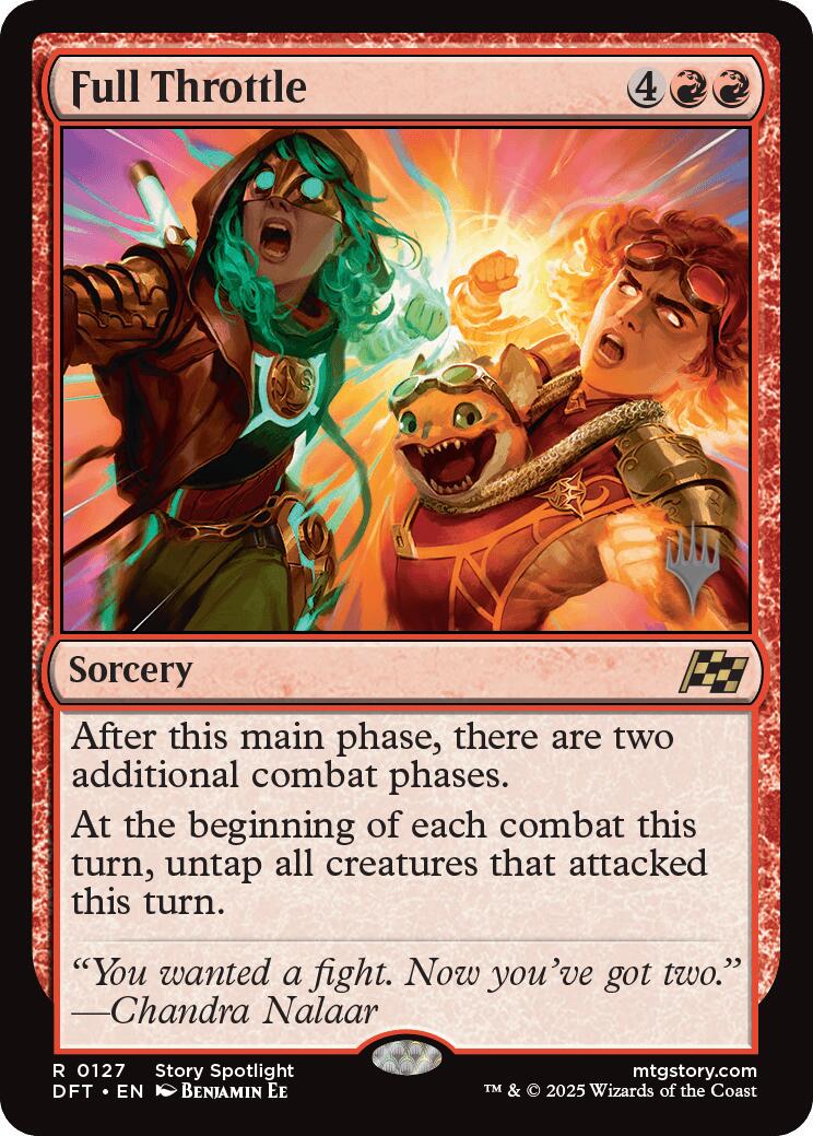 Full Throttle (Promo Pack) [Aetherdrift Promos] | Card Citadel