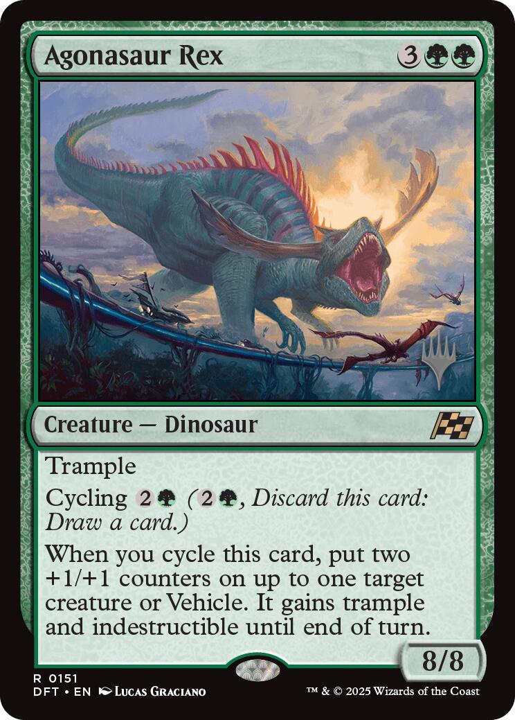 Agonasaur Rex [Aetherdrift Promos] | Card Citadel