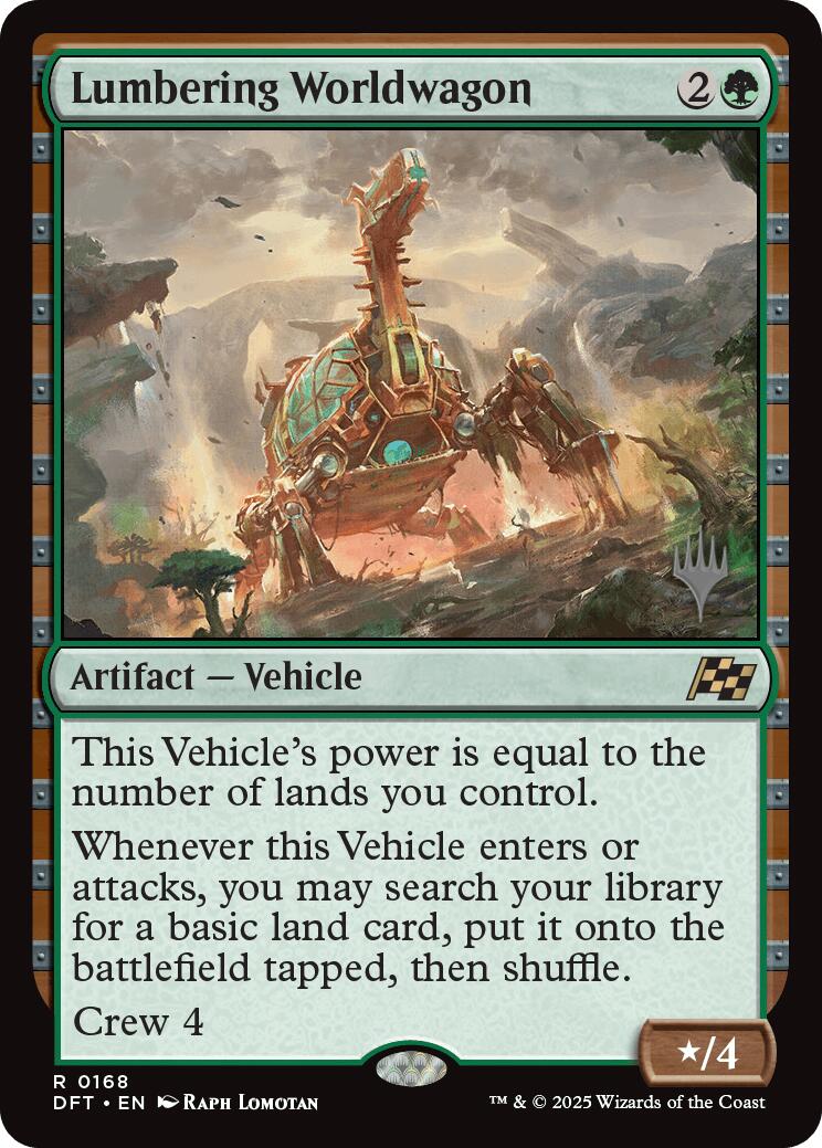 Lumbering Worldwagon [Aetherdrift Promos] | Card Citadel