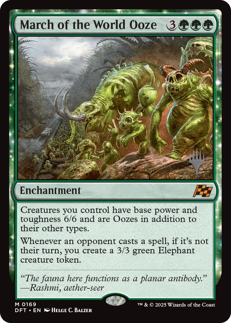 March of the World Ooze [Aetherdrift Promos] | Card Citadel