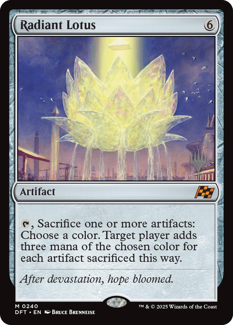 Radiant Lotus [Aetherdrift Promos] | Card Citadel