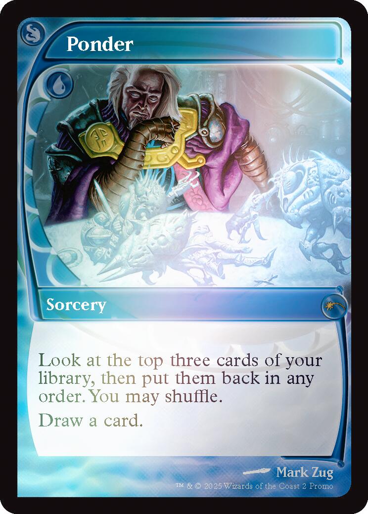 Ponder (Future Sight) [Secret Lair Drop Series] | Card Citadel