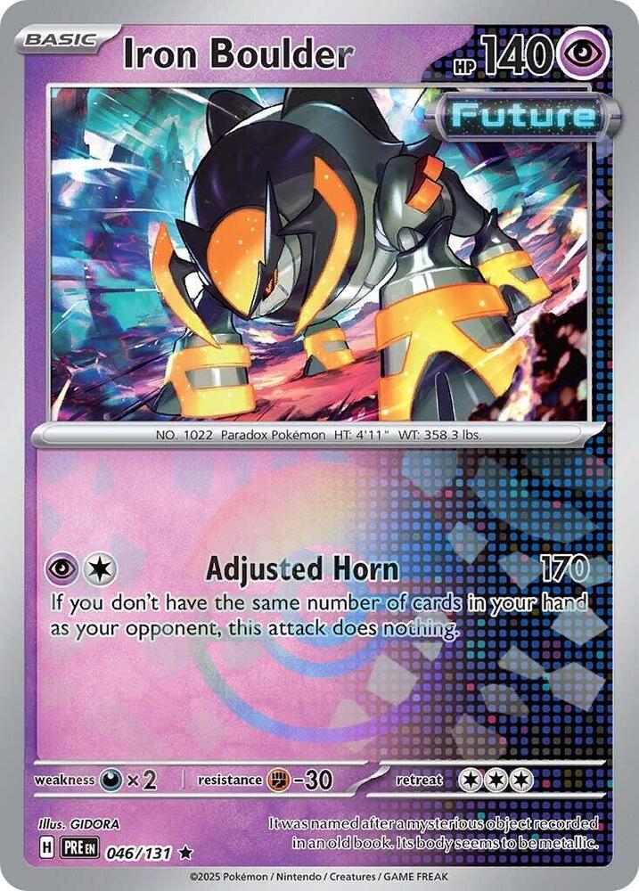 Iron Boulder (046/131) (Poke Ball Pattern) [Scarlet & Violet: Prismatic Evolutions] | Card Citadel