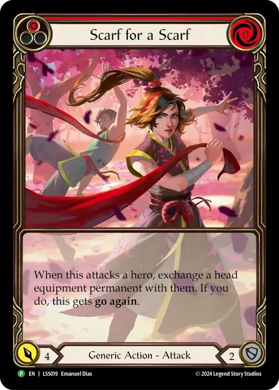 Scarf for a Scarf [LSS019] (Promo)  Rainbow Foil | Card Citadel