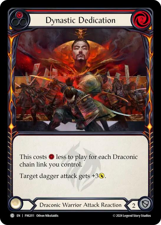 Dynastic Dedication (Red) [FNG011] (The Hunted Fang Blitz Deck) | Card Citadel