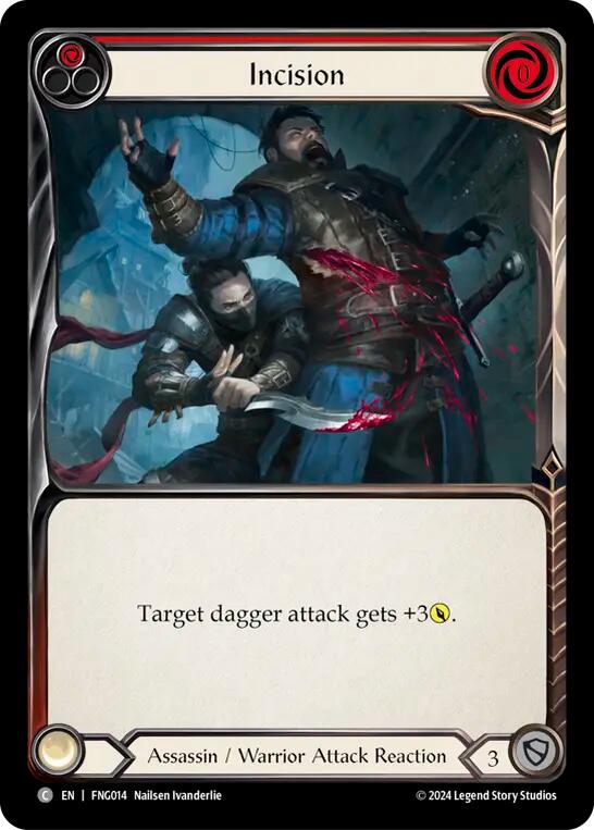 Incision (Red) [FNG014] (The Hunted Fang Blitz Deck) | Card Citadel