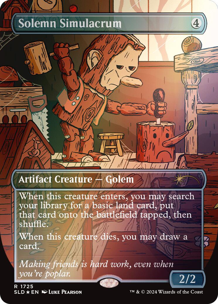 Solemn Simulacrum (1725) (Rainbow Foil) [Secret Lair Drop Series] | Card Citadel