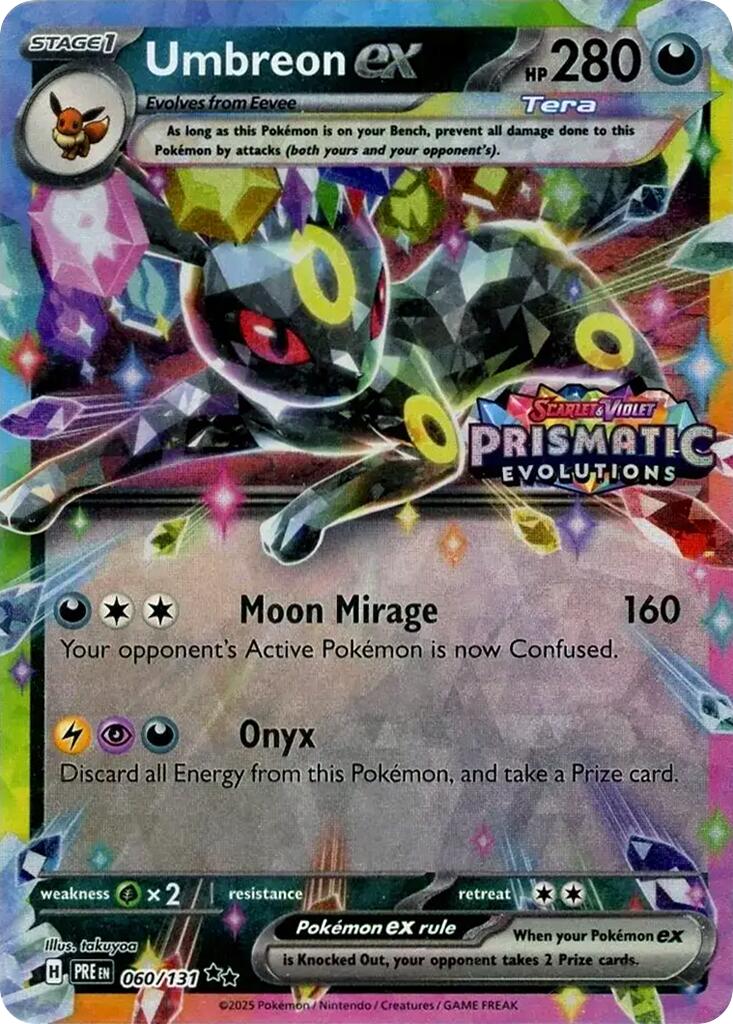 Umbreon ex (060/131) (Prismatic Evolutions Stamp) [Scarlet & Violet: Prismatic Evolutions] | Card Citadel