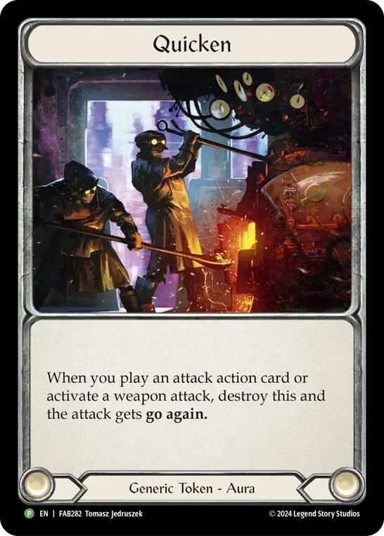 Quicken [FAB282] (Promo)  Cold Foil | Card Citadel