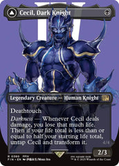 Cecil, Dark Knight // Cecil, Redeemed Paladin (Borderless) [FINAL FANTASY] | Card Citadel