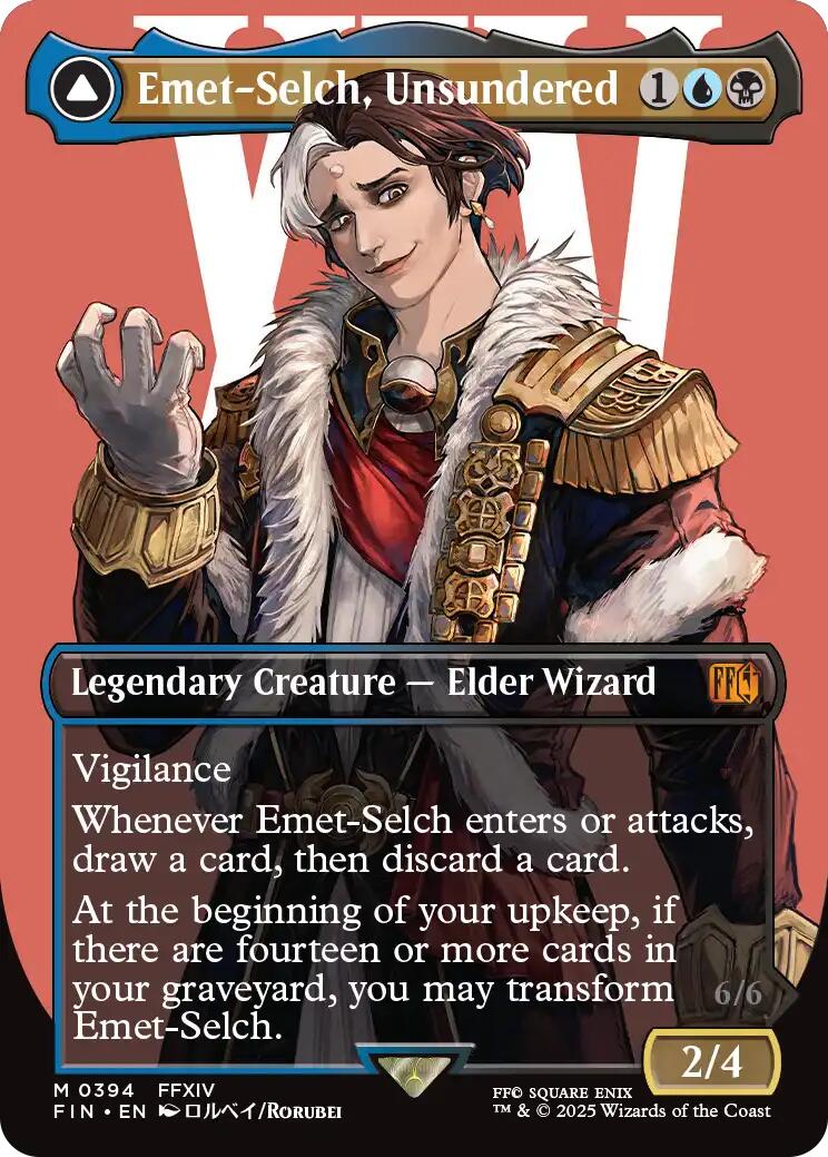 Emet-Selch, Unsundered // Hades, Sorcerer of Eld (Borderless) [FINAL FANTASY] | Card Citadel
