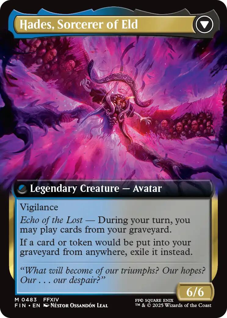 Emet-Selch, Unsundered // Hades, Sorcerer of Eld (Extended Art) [FINAL FANTASY] | Card Citadel
