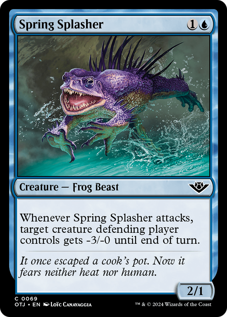 Spring Splasher [Outlaws of Thunder Junction] | Card Citadel